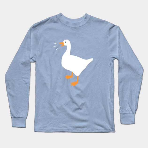 Honk Honk Goose! Long Sleeve T-Shirt by tarynosaurus